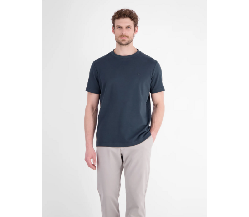 Lerros T-Shirt Serafino Classic Navy