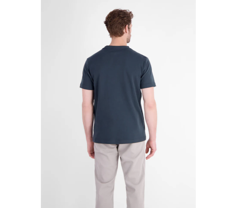 Lerros T-Shirt Serafino Classic Navy