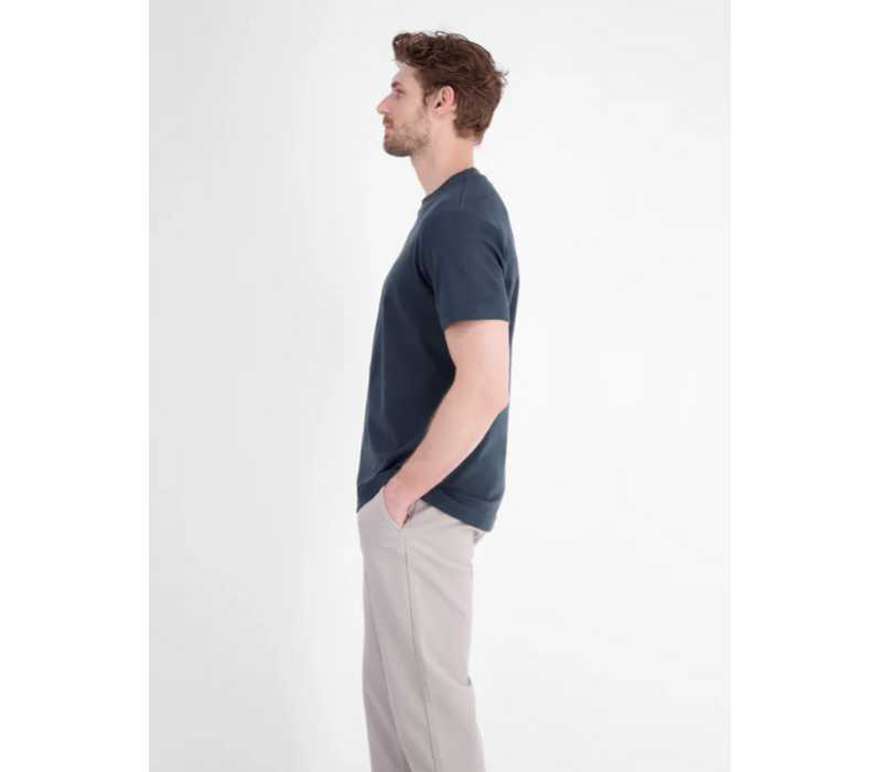 Lerros T-Shirt Serafino Classic Navy
