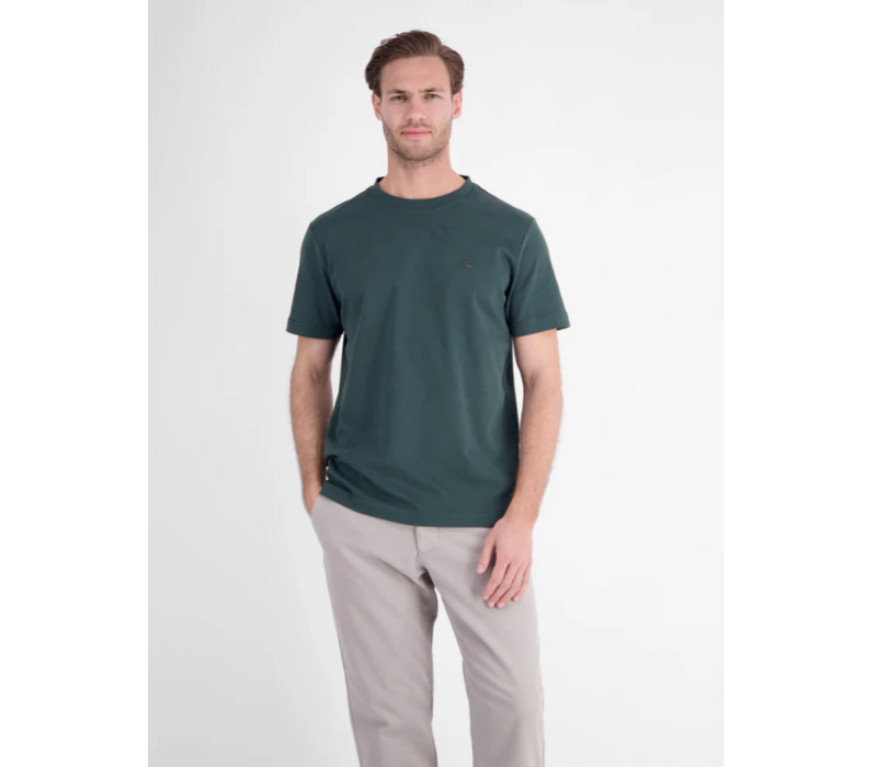 Lerros T-Shirt Serafino Cedar Green