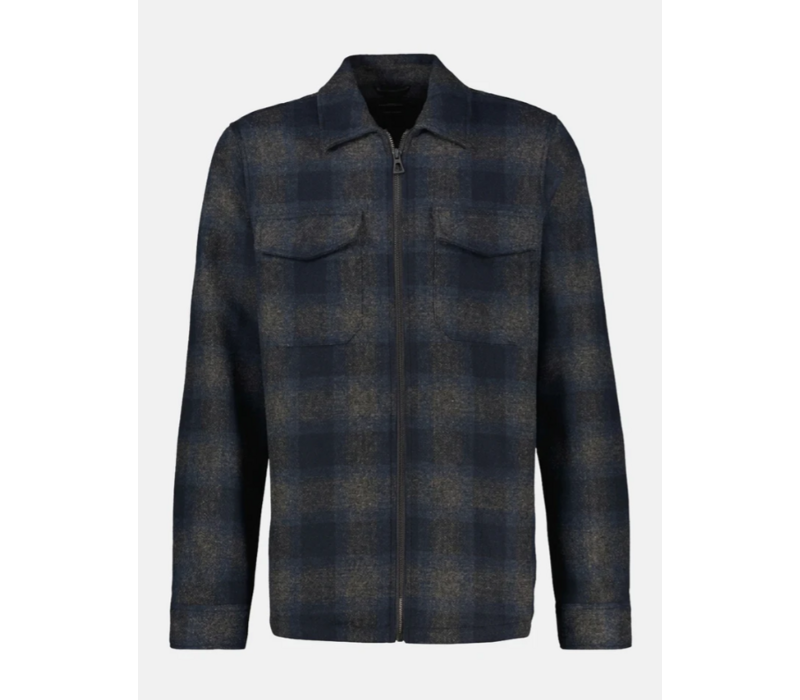 Lerros Sportief Ruitoverhemd Classic Navy
