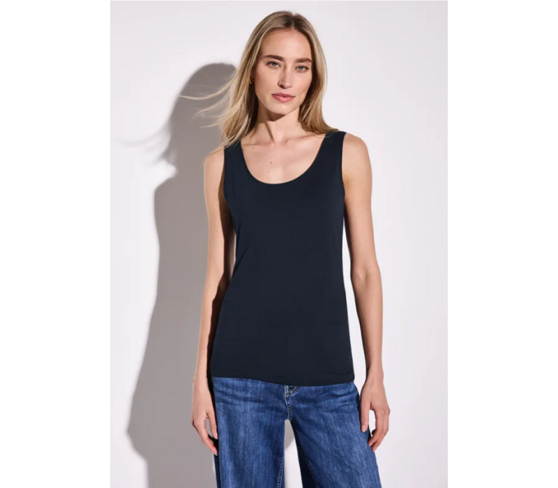 Street One Anni Basic Top Deep Blue