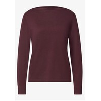 Street One Basic Boothals Sweater Rustic Rouge