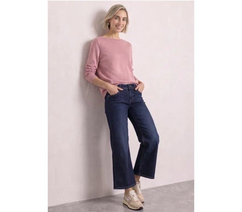 Street One Basic Boothals Sweater Vintage Blush Melange