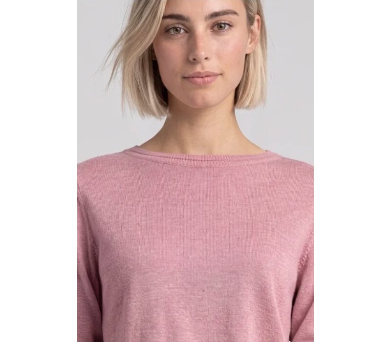 Street One Basic Boothals Sweater Vintage Blush Melange