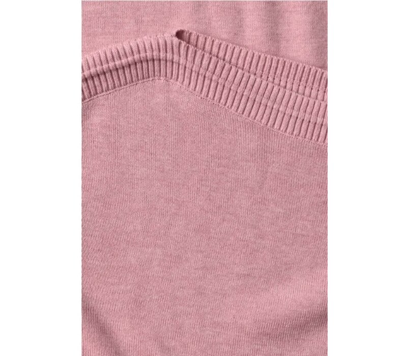 Street One Basic Boothals Sweater Vintage Blush Melange