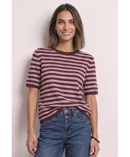 StreetOne Street One Cosy Sweater With Stripe
