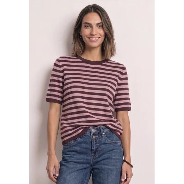 Street One Cosy Sweater With Stripe 