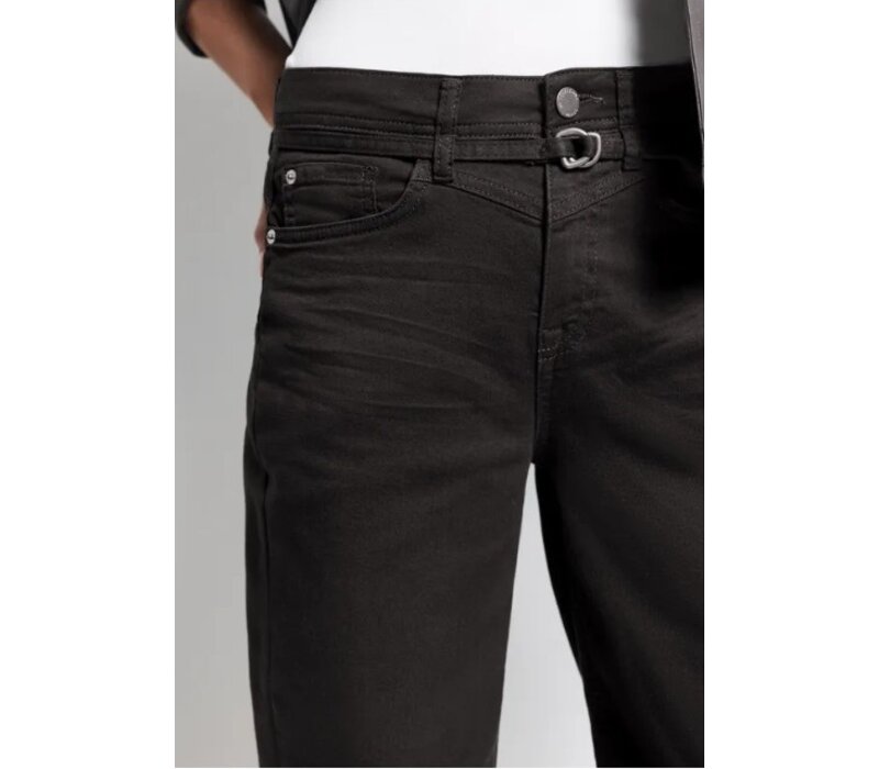 Street One Karlie Barrel High Waist Brown Washed