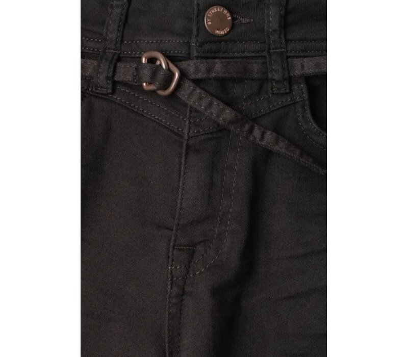 Street One Karlie Barrel High Waist Brown Washed