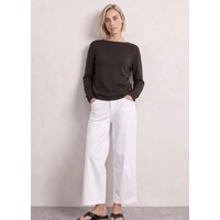 Street One Basic Boothals Sweater Black Coffee