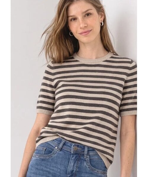 StreetOne Street One Cosy Sweater With Stripe
