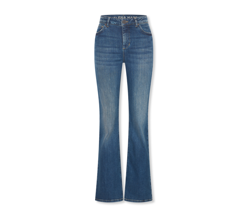 Helena Hart Broek Flair Denim Blue