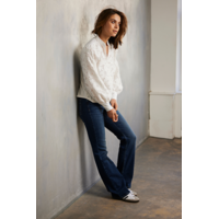 Helena Hart Broek Flair Denim Blue