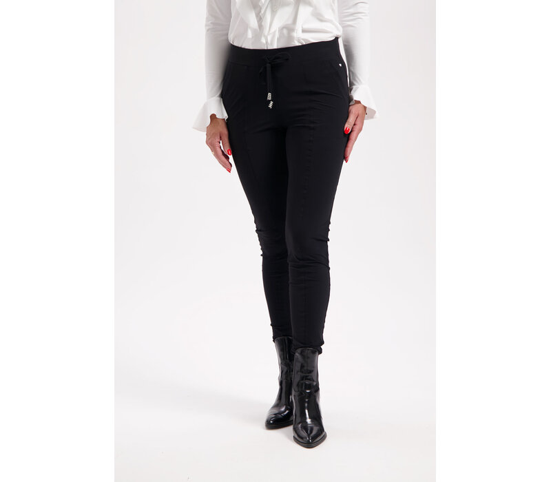 Helena Hart Broek Lina Transfer Zwart