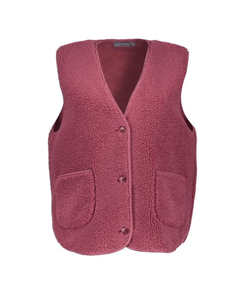 Geisha Geisha Gilet Teddy with Buttons