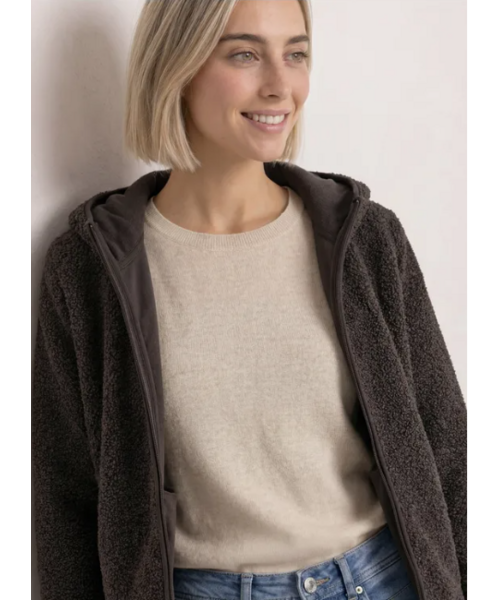 StreetOne Street One Teddy Jacket with Hoody