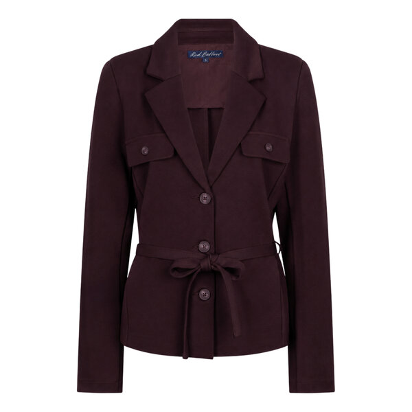 Red Button Blazer & Belt Punta 
