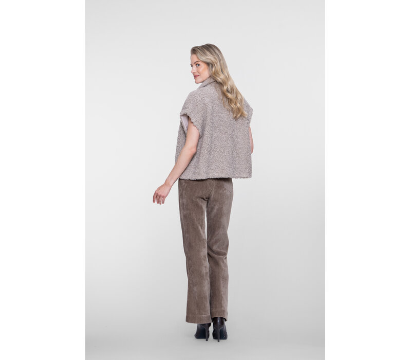 Geisha Gilet Teddy Sand
