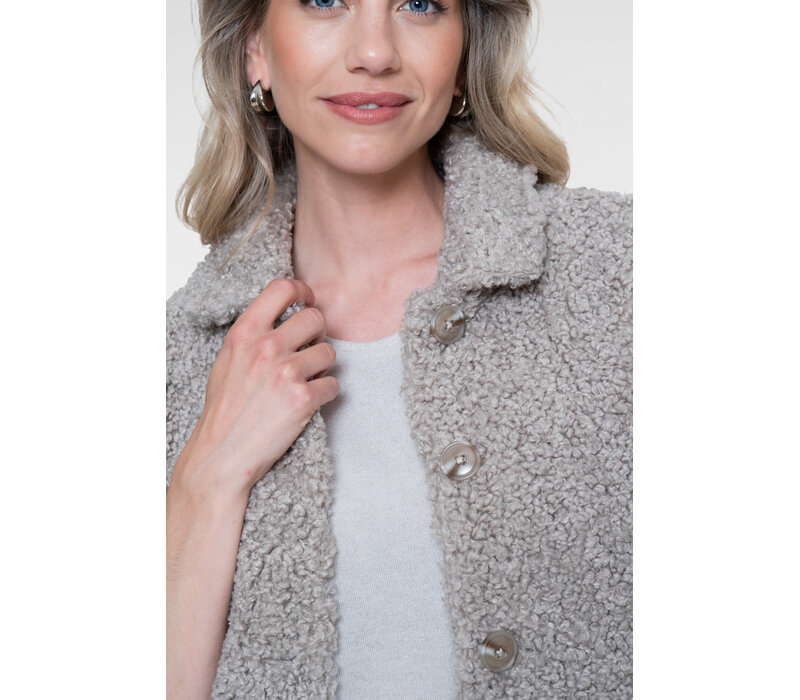 Geisha Gilet Teddy Sand