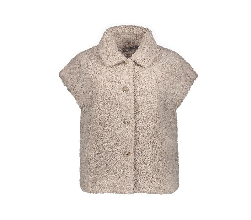 Geisha Gilet Teddy Sand