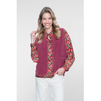 Geisha Gilet Teddy with Buttons Rosebud
