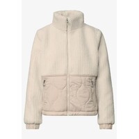 Street One Materiaal Mix Teddy Jacket Soft Fawn Beige