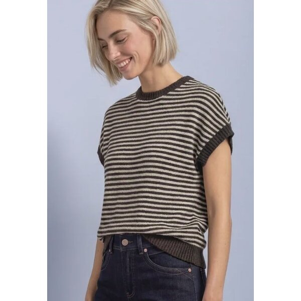Street One Sleeveless Sweater Stripes 