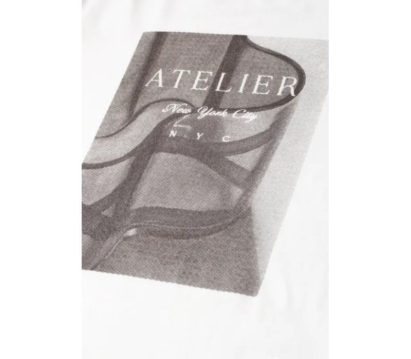 Street One Photo Print Shirt Off White