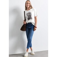 Street One Photo Print Shirt Off White