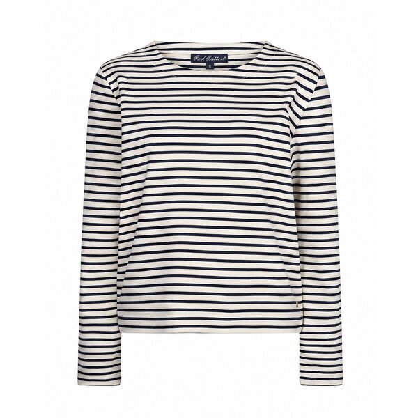 Red Button Terry Stripe 