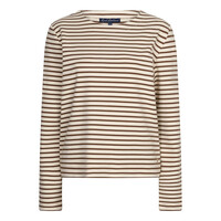 Red Button Terry Stripe Creme Espresso