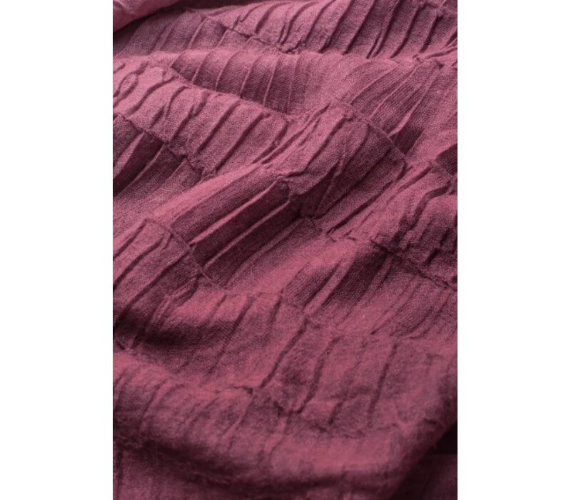 Street One Pleated Gradient Longscarf Rustic Rouge