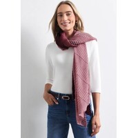 Street One Pleated Gradient Longscarf Rustic Rouge
