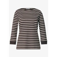 Street One Basic U-Boat Shirt Black Coffee