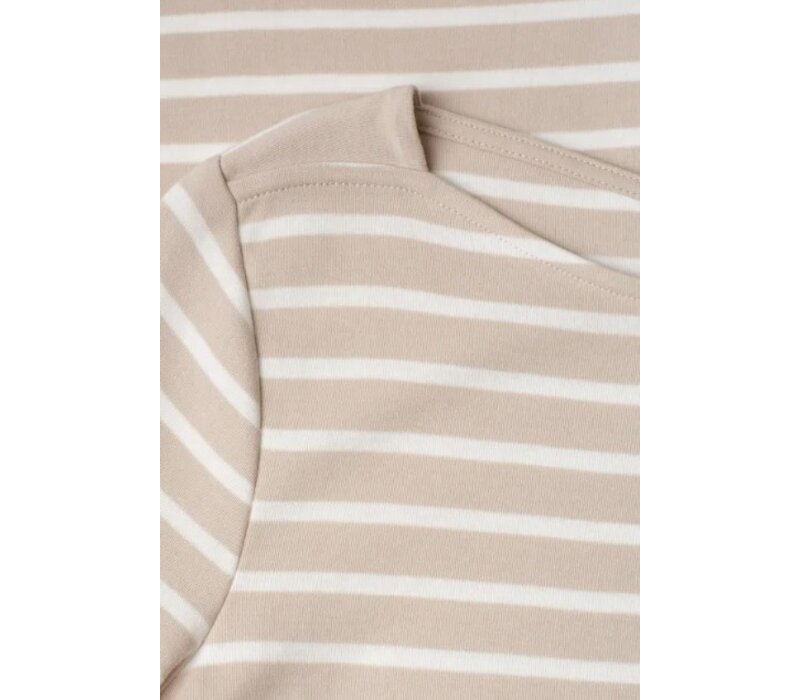 Street One Basic U-Boat Shirt Clay Sand