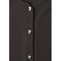 Street One Short Jacket with Deco Buttons Black Coffee
