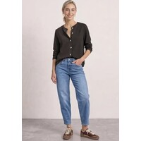 Street One Short Jacket with Deco Buttons Black Coffee