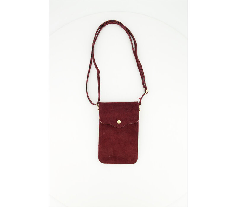 Teatro Pona Suede Burgundy