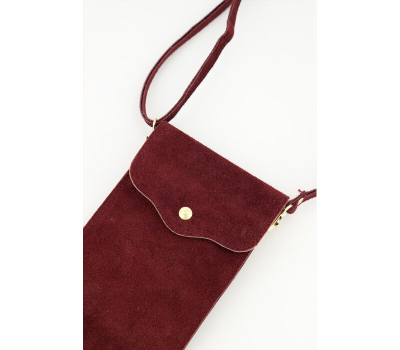 Teatro Pona Suede Burgundy