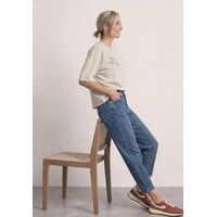 Street One Short Boxy Crewneck Clay Sand Melange