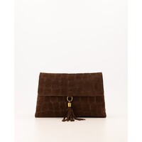 Teatro Avila Croco Dark Brown