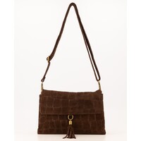 Teatro Avila Croco Dark Brown