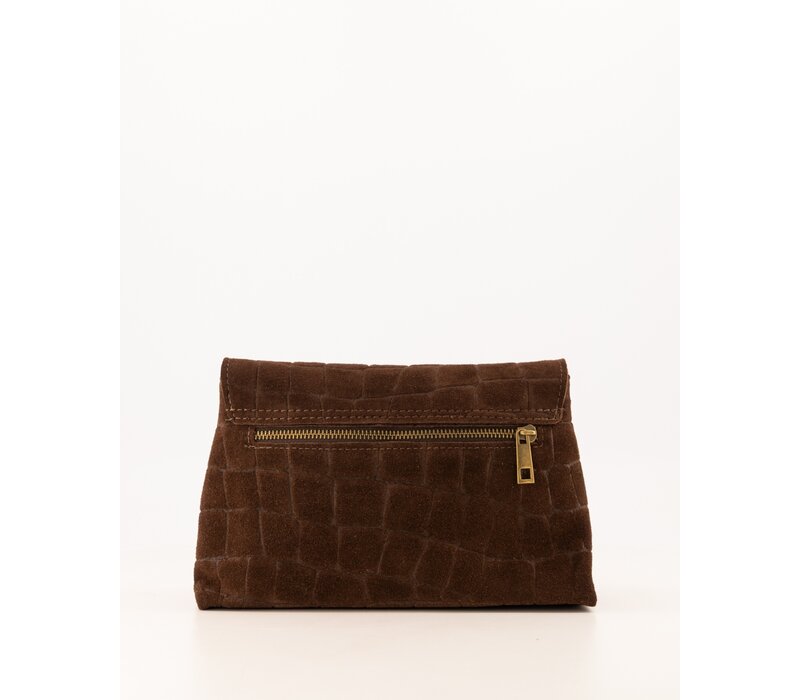 Teatro Avila Croco Dark Brown