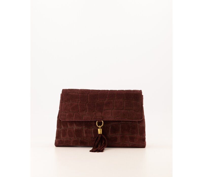 Teatro Avila Croco Dark Brown