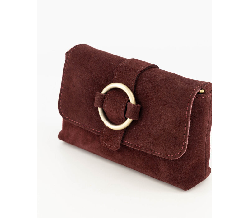 Teatro Londyn Suede Burgundy