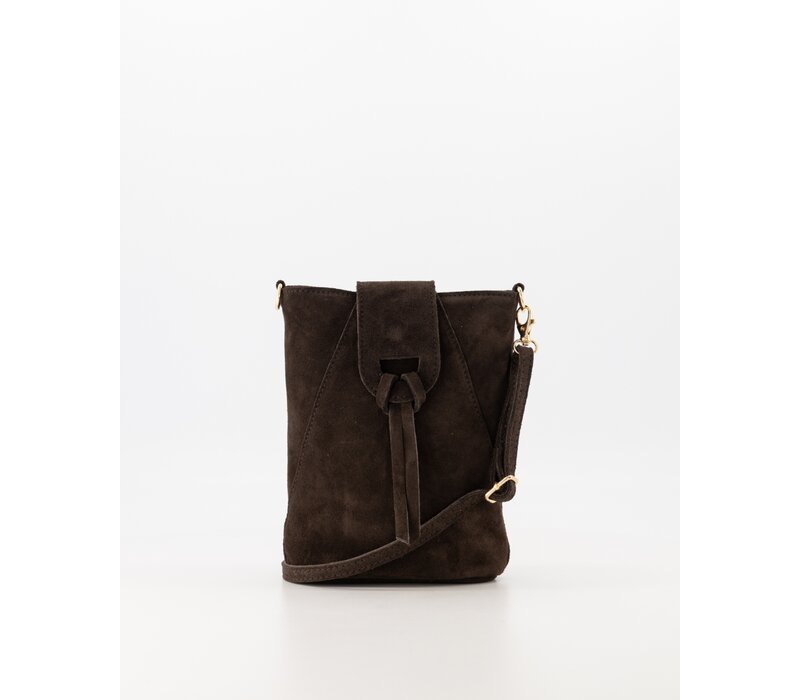 Teatro Kendra Suede Dark Brown