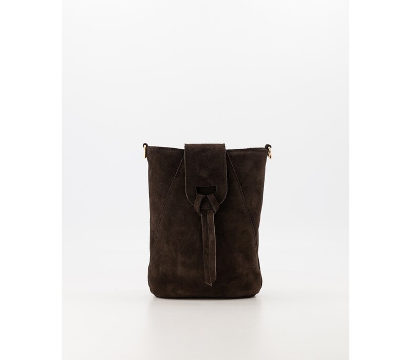 Teatro Kendra Suede Dark Brown
