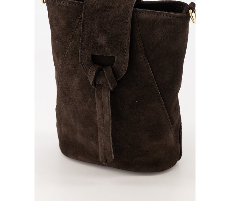 Teatro Kendra Suede Dark Brown