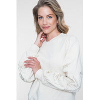 Geisha Sweat Foil Printed Sleeves Light Sand